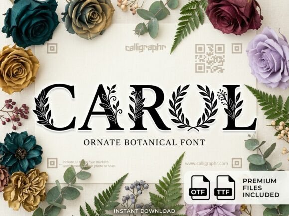 Carol: The Stunning Decorative Display Typeface