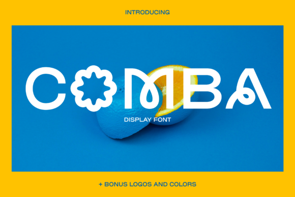Comba: A Cool, Casual, and Fun Display Font for Creative Projects