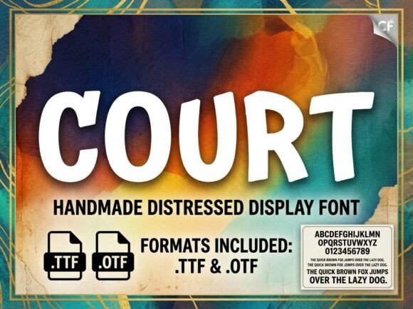 Court: A Bold Typeface for Striking Visual Identity