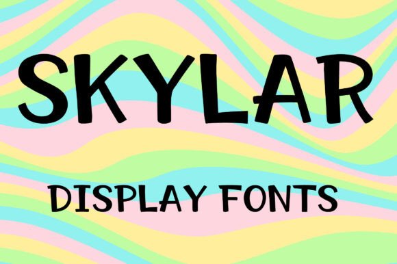 Discover the Playful Charm of the Skylar Display Font