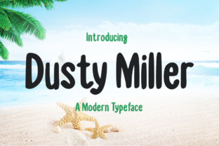 Dusty Miller: A Fun Display Font for Creative Projects