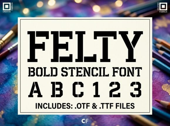 Felty: A Decorative Display Font for Bold Design
