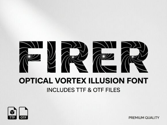 Firer Font: Bold, Artistic Display Typography