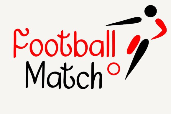Football Match: Dynamic Sports Display Font