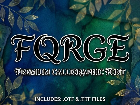 Forge: A Bold Decorative Font for Impactful Design
