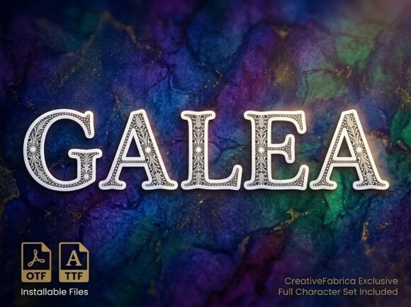Galea: A Bold Display Typeface for Impactful Designs