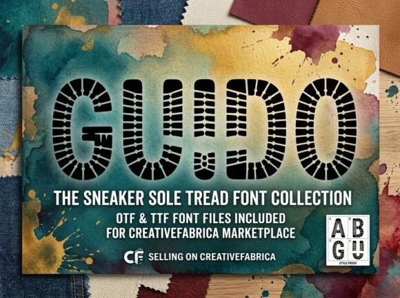 Guido: Urban Typography Inspired by Sneaker Culture