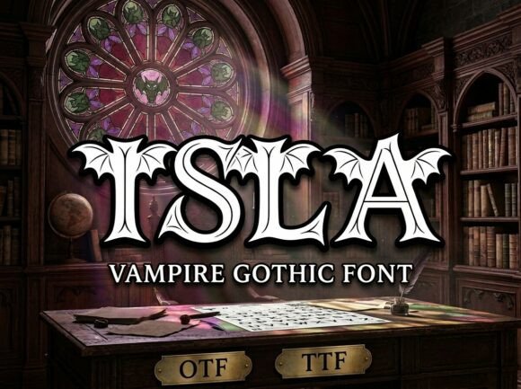 Isla: Unleashing Dark Elegance in Typography