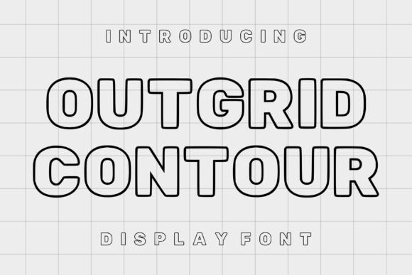 Outgrid Contour: Bold Typography for Modern Design