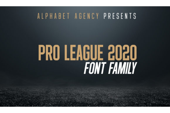 Pro League 2020: A Modern Display Typeface