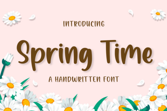 Spring Time: A Display Font for Elegant & Custom Designs